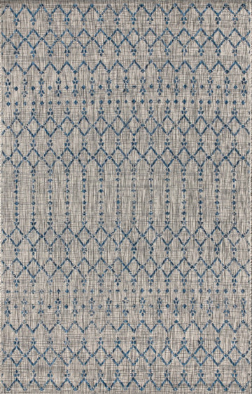Ourika Moroccan Geometric Textured Weave Indoor/outdoor Area Rug